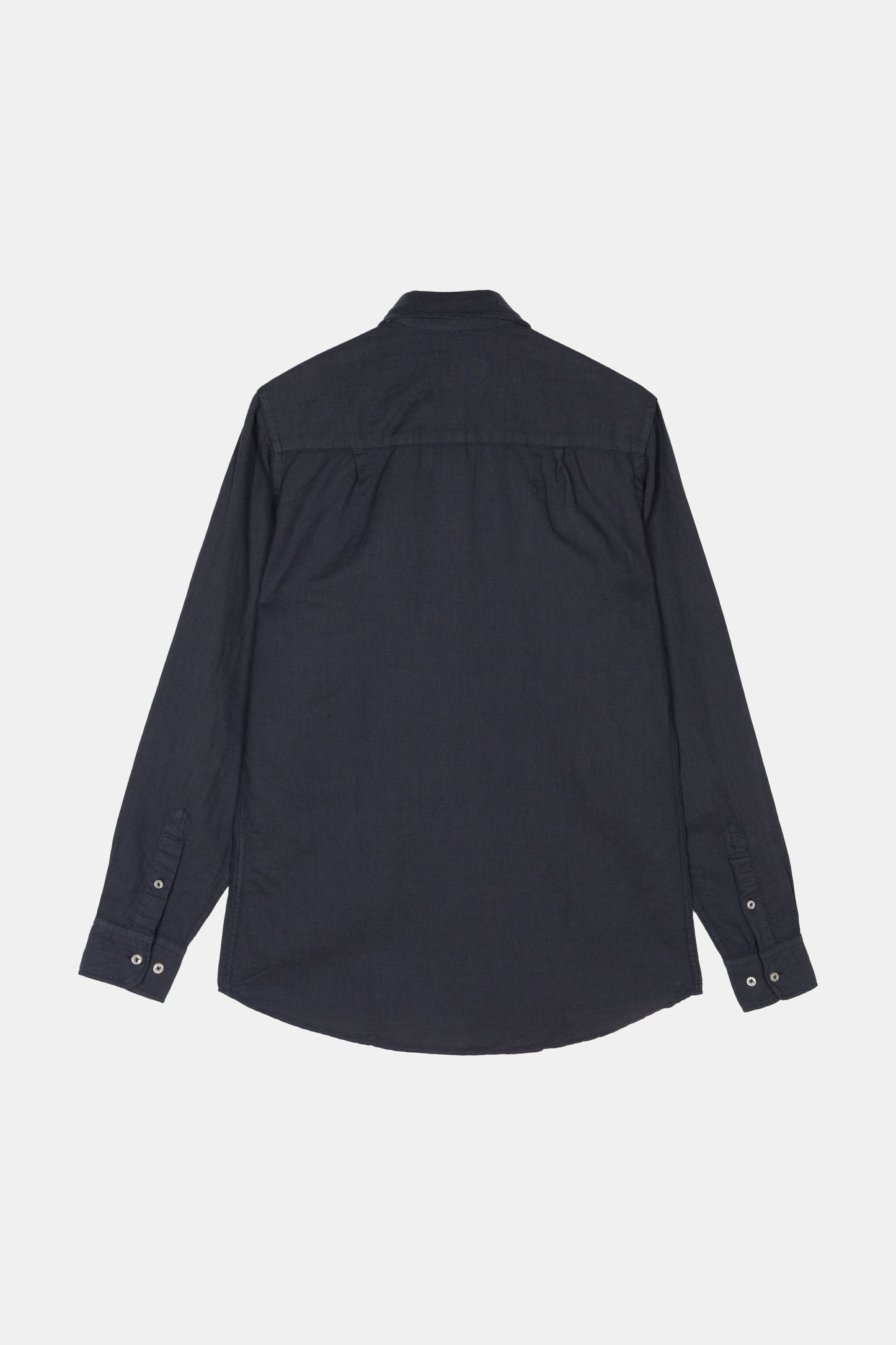 WASHED BLUE INK LINEN REGULAR  POLO SHIRT