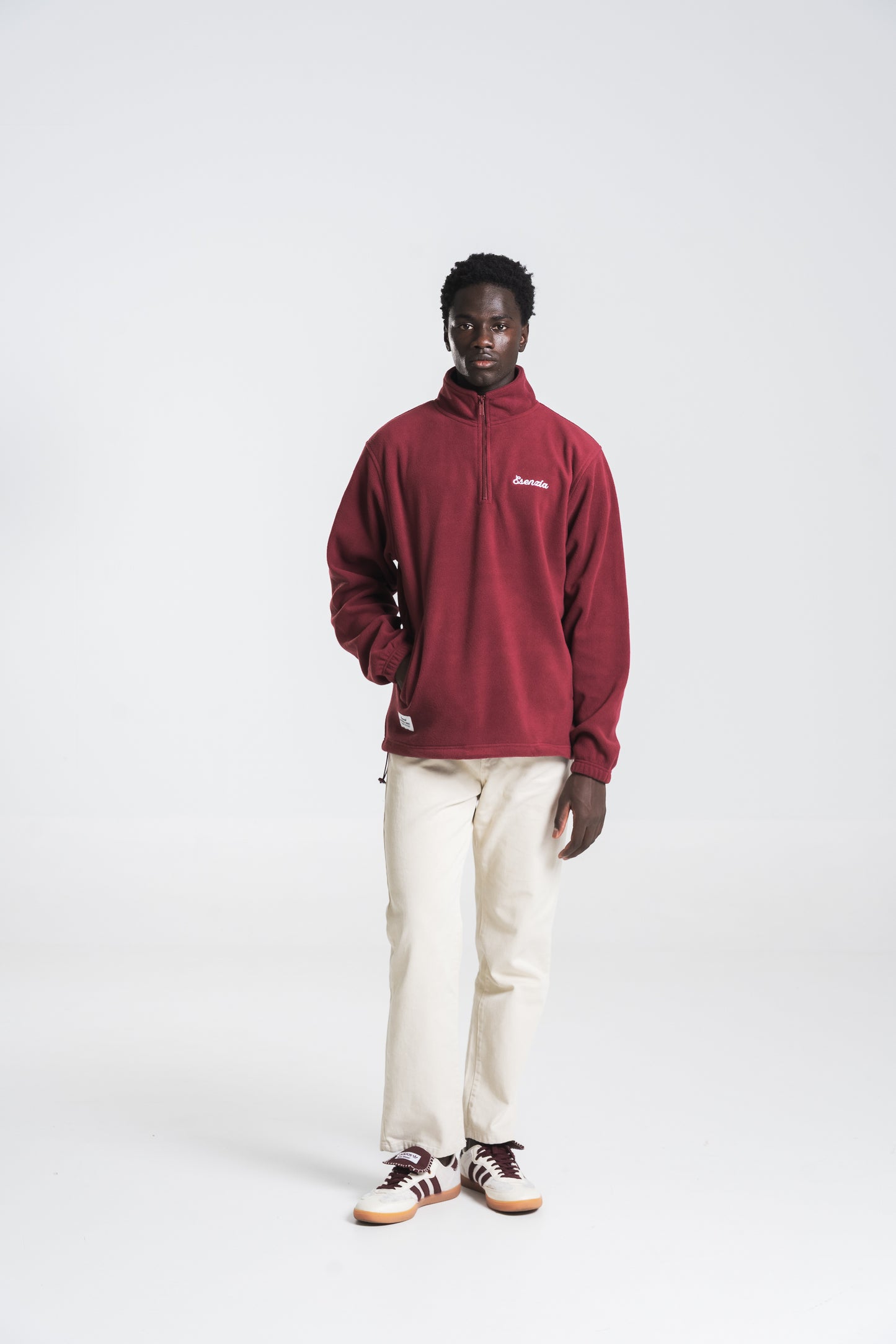 POLAR CLÁSICO 1/4 BURDEOS