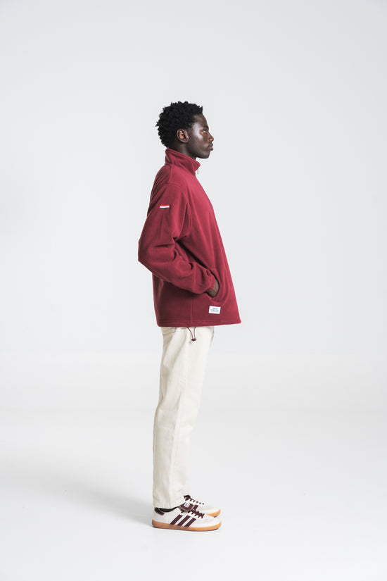 POLAR CLÁSICO 1/4 BURDEOS