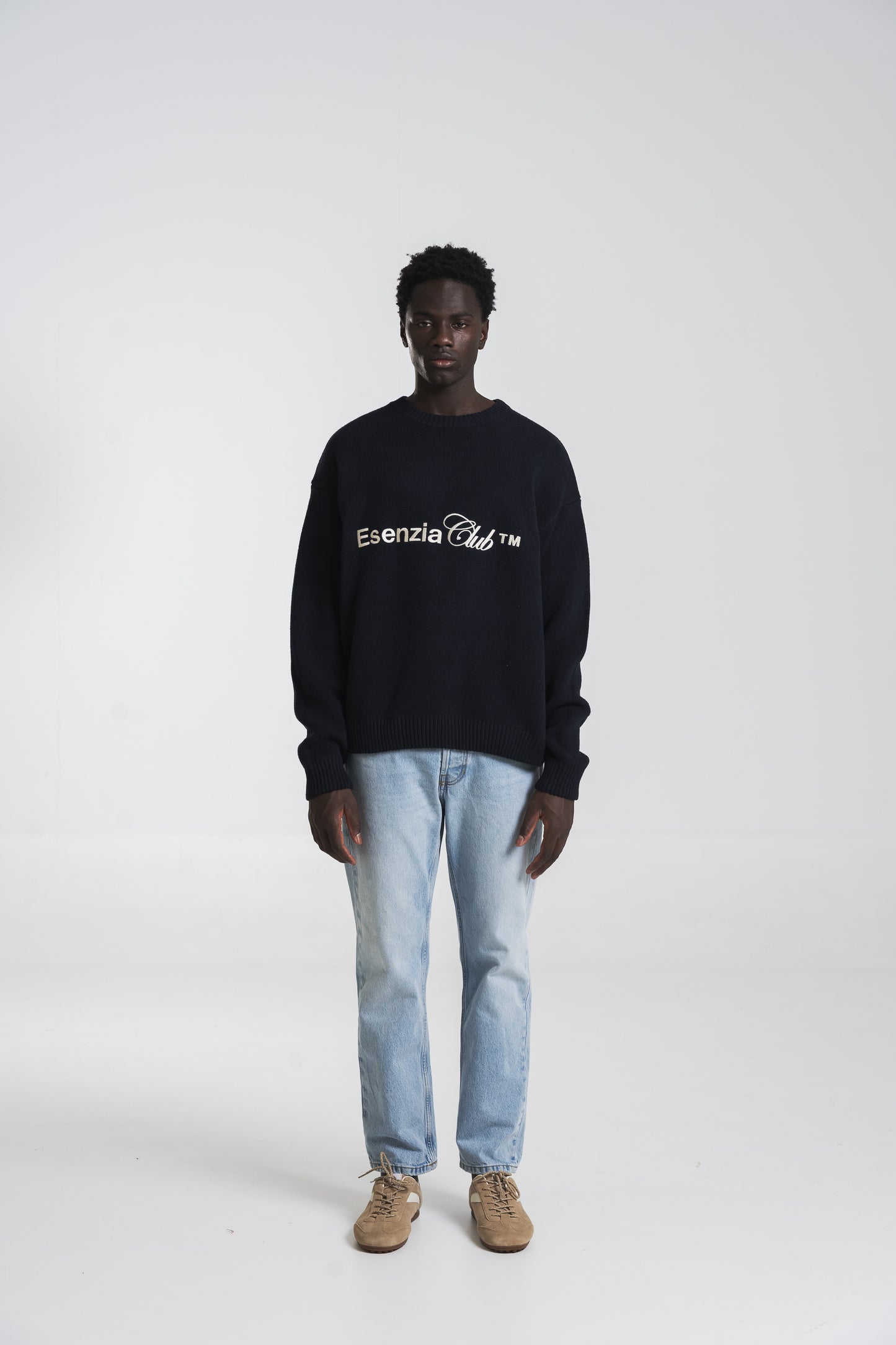 MIDNIGHT ICONIC KNIT SWEATER