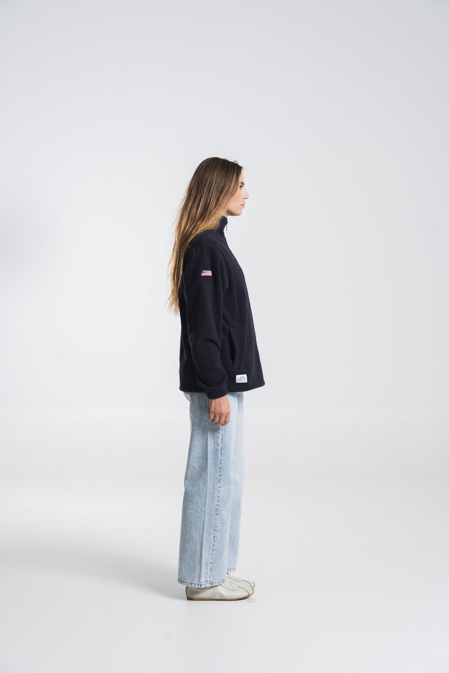 POLAR CLÁSICO 1/4 AZUL MARINO