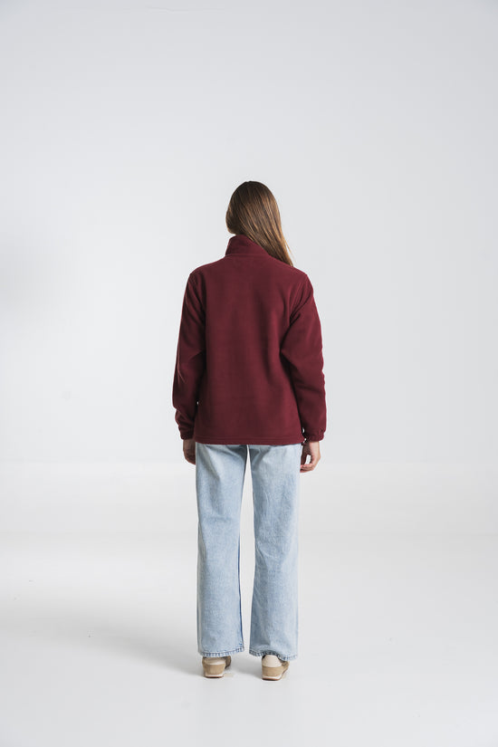 POLAR CLÁSICO 1/4 BURDEOS