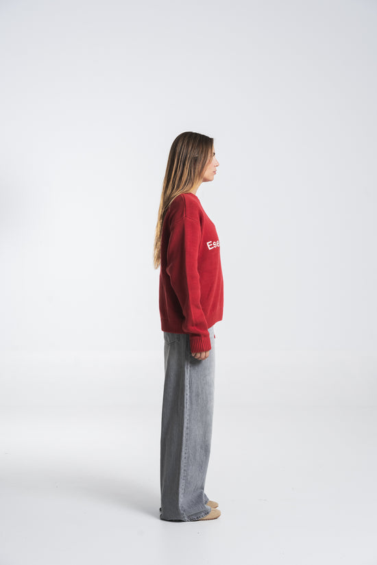 SCARLET ICONIC KNIT SWEATER