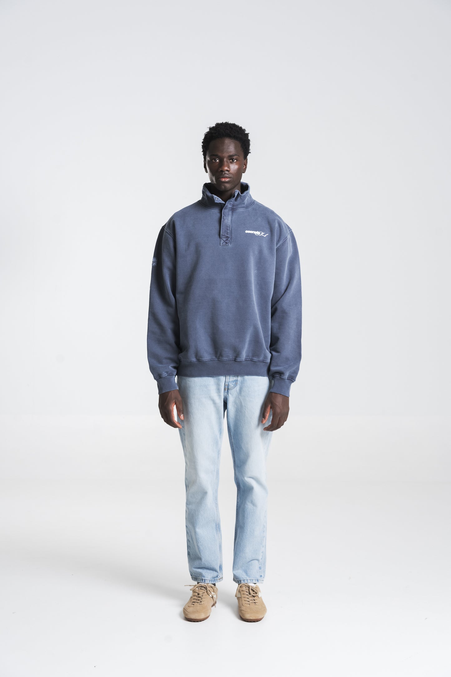 NAVY CITY HALF-ZIP