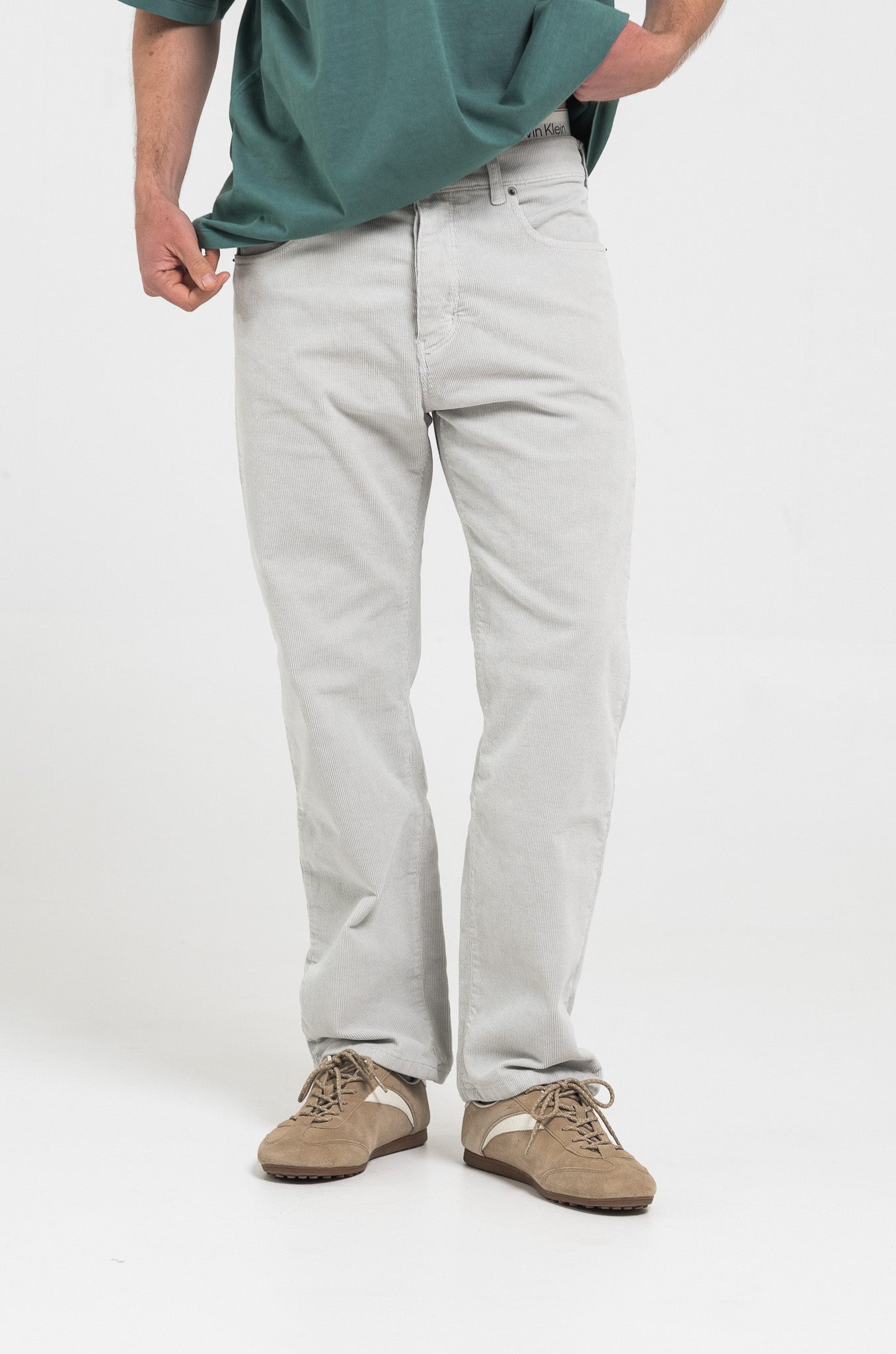 GREY CORDUROY PANTS