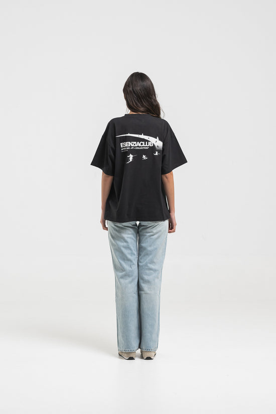 BLACK SNOW TEE