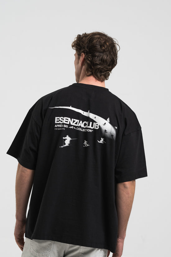 BLACK SNOW TEE