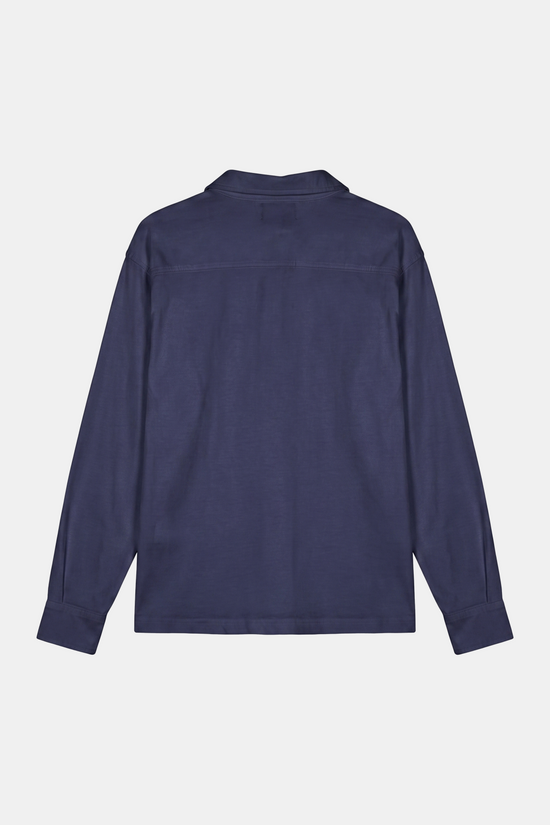 DARK BLUE COSTAL LONGSLEEVE POLO