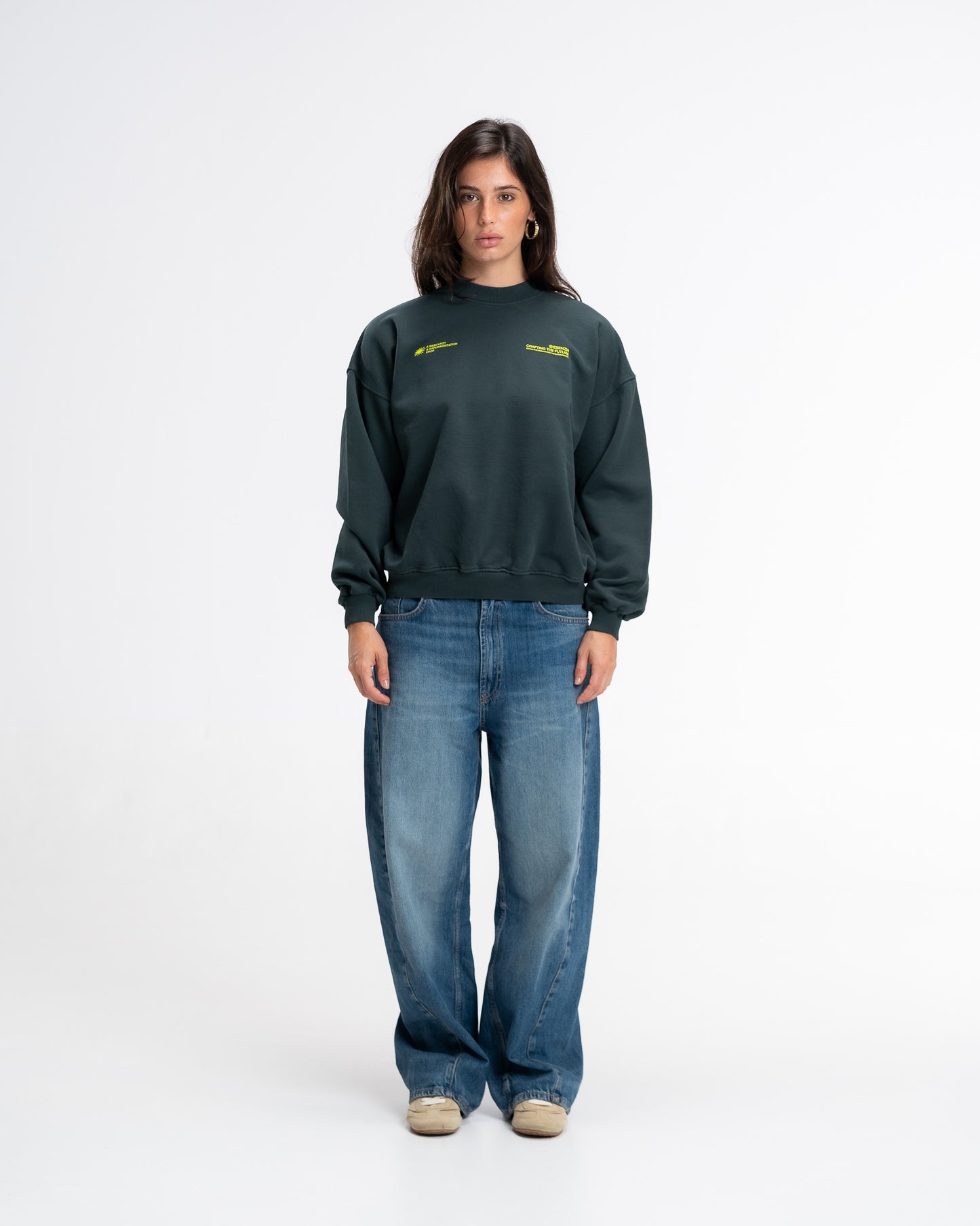 Green Spark Crewneck