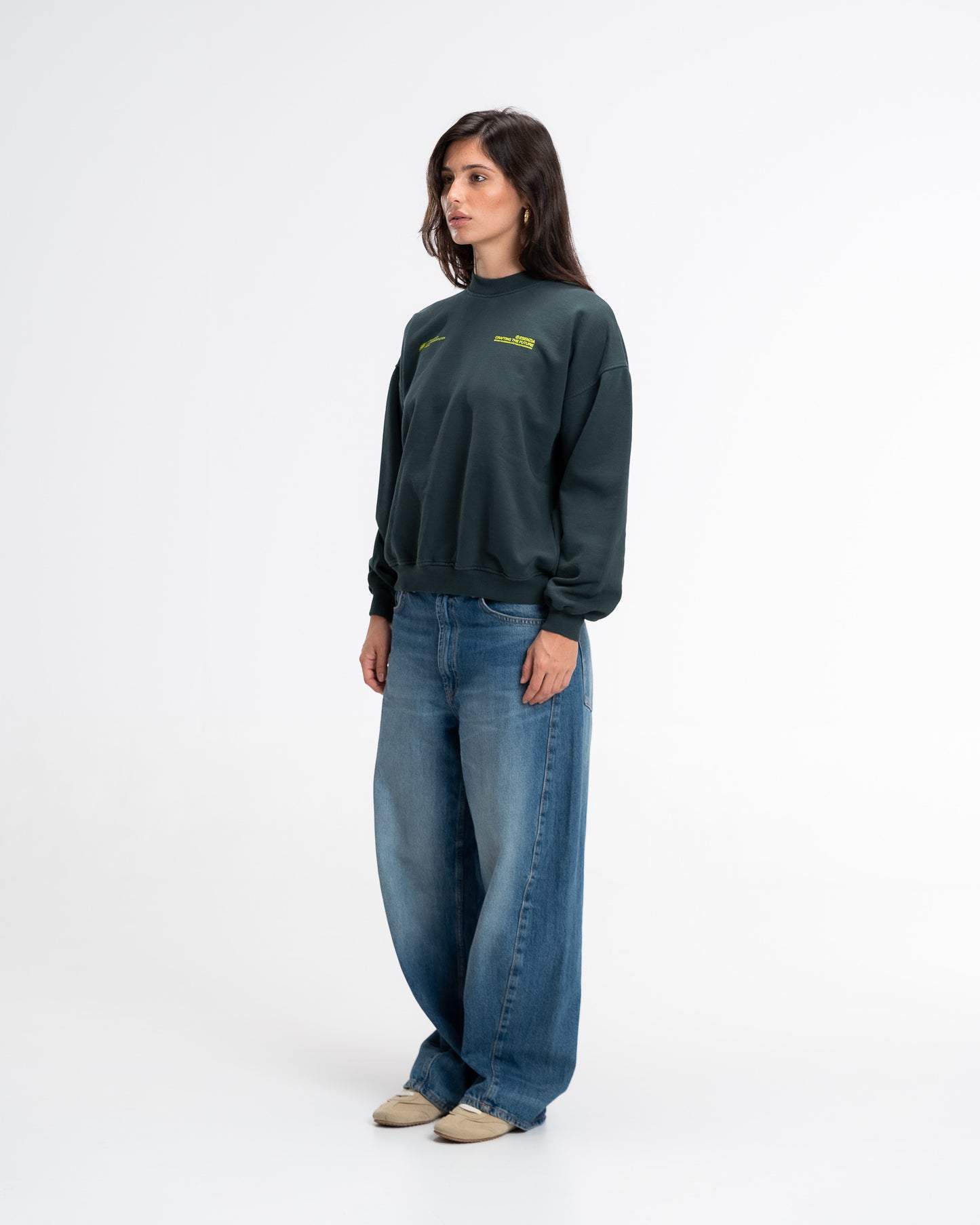 Green Spark Crewneck