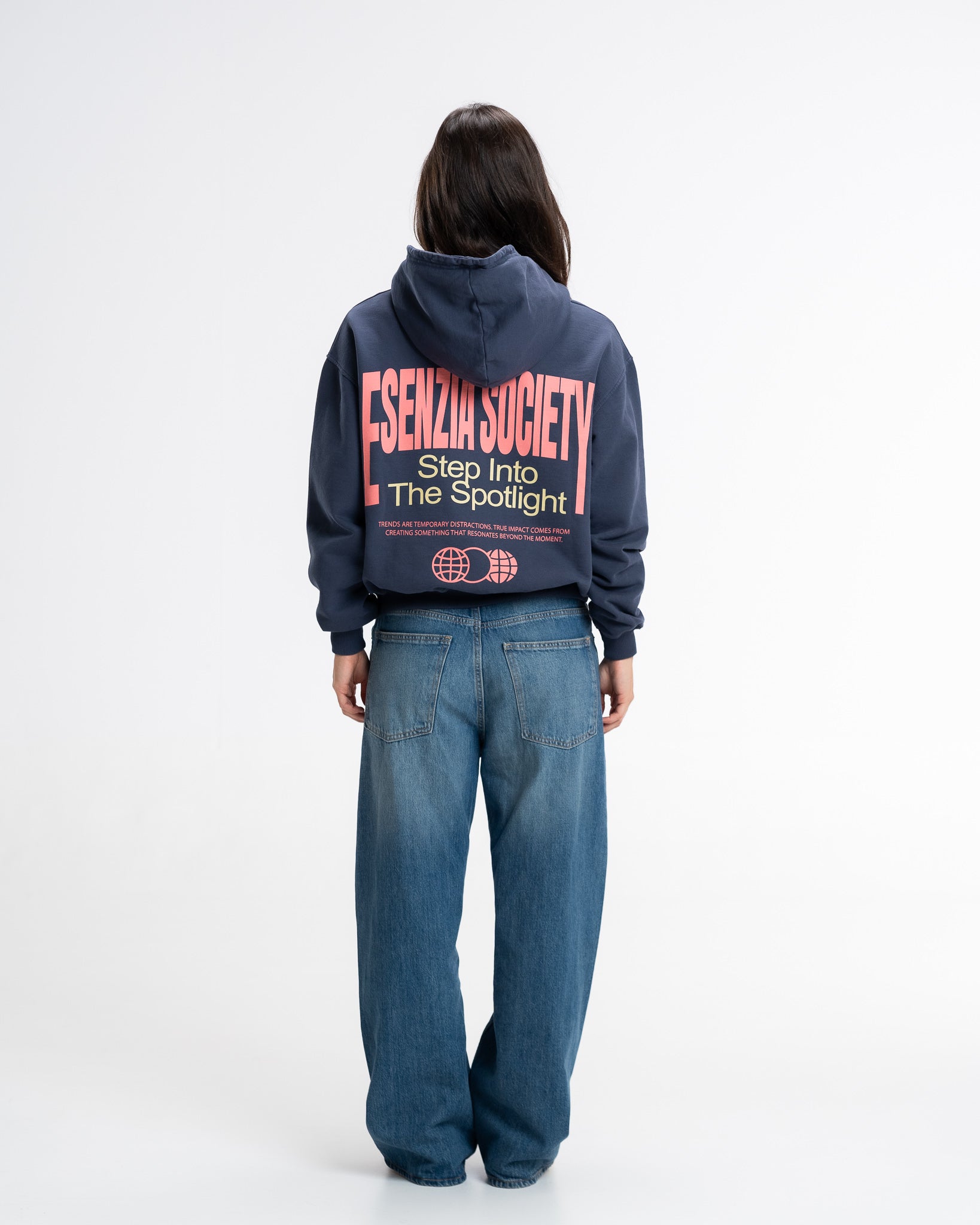 MIDNIGHT STAMP HOODIE – Esenzia