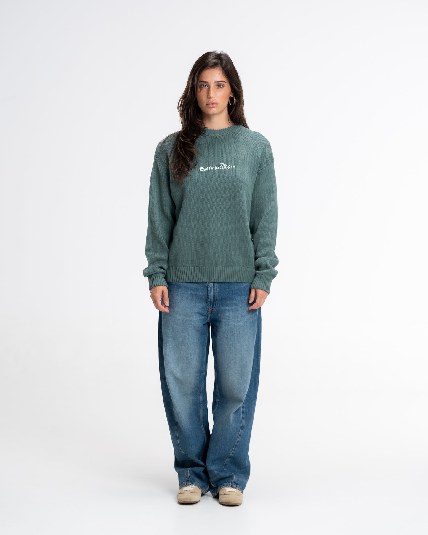 SAGE NEUTRAL KNIT SWEATER