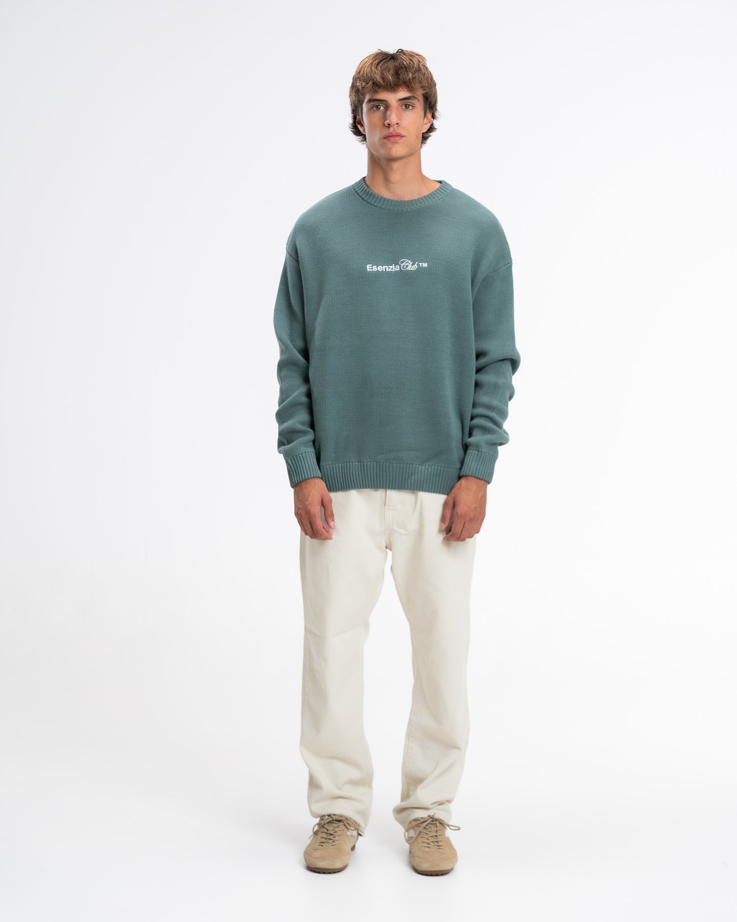 SAGE NEUTRAL KNIT SWEATER