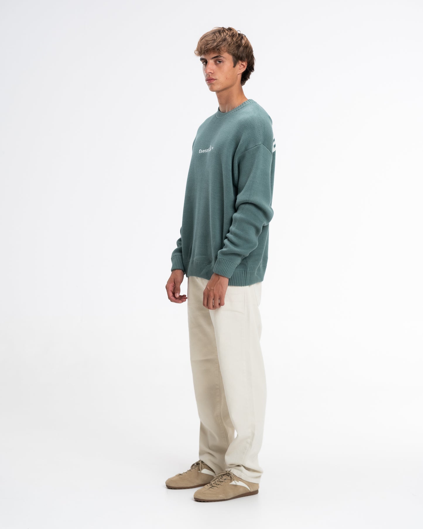 SAGE NEUTRAL KNIT SWEATER