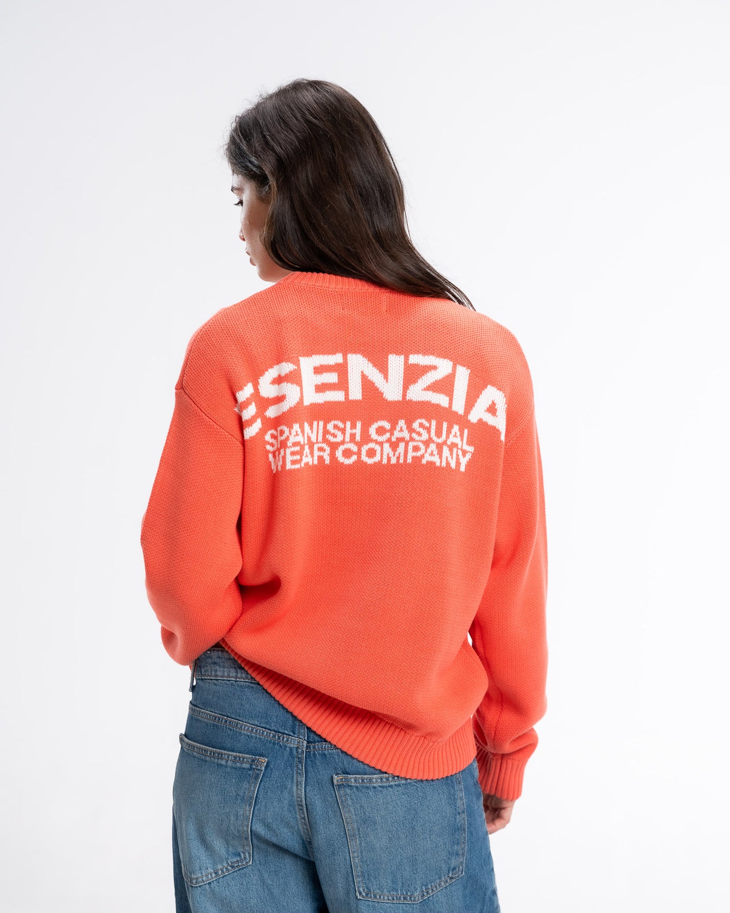 PEACH NEUTRAL KNIT SWEATER