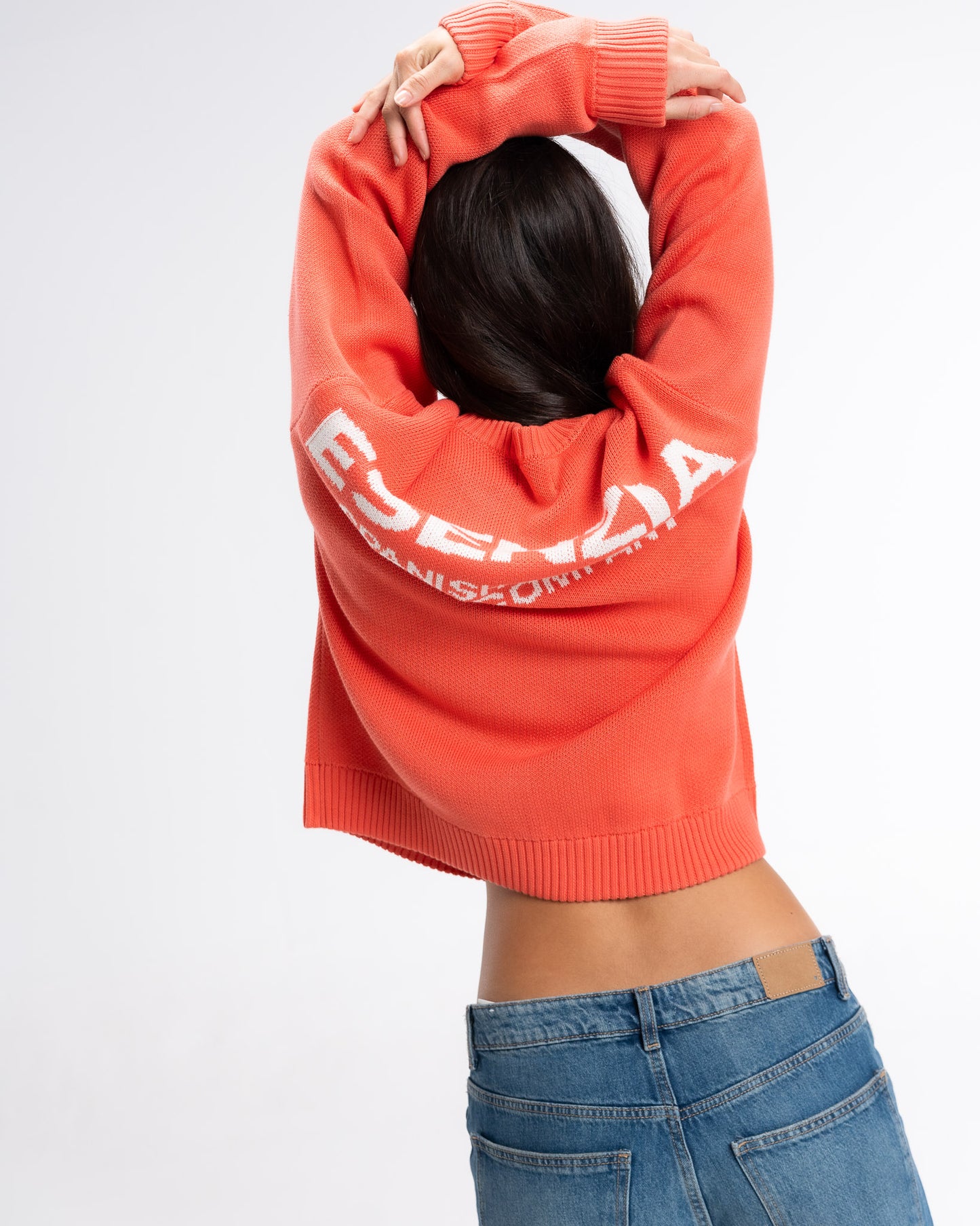 PEACH NEUTRAL KNIT SWEATER