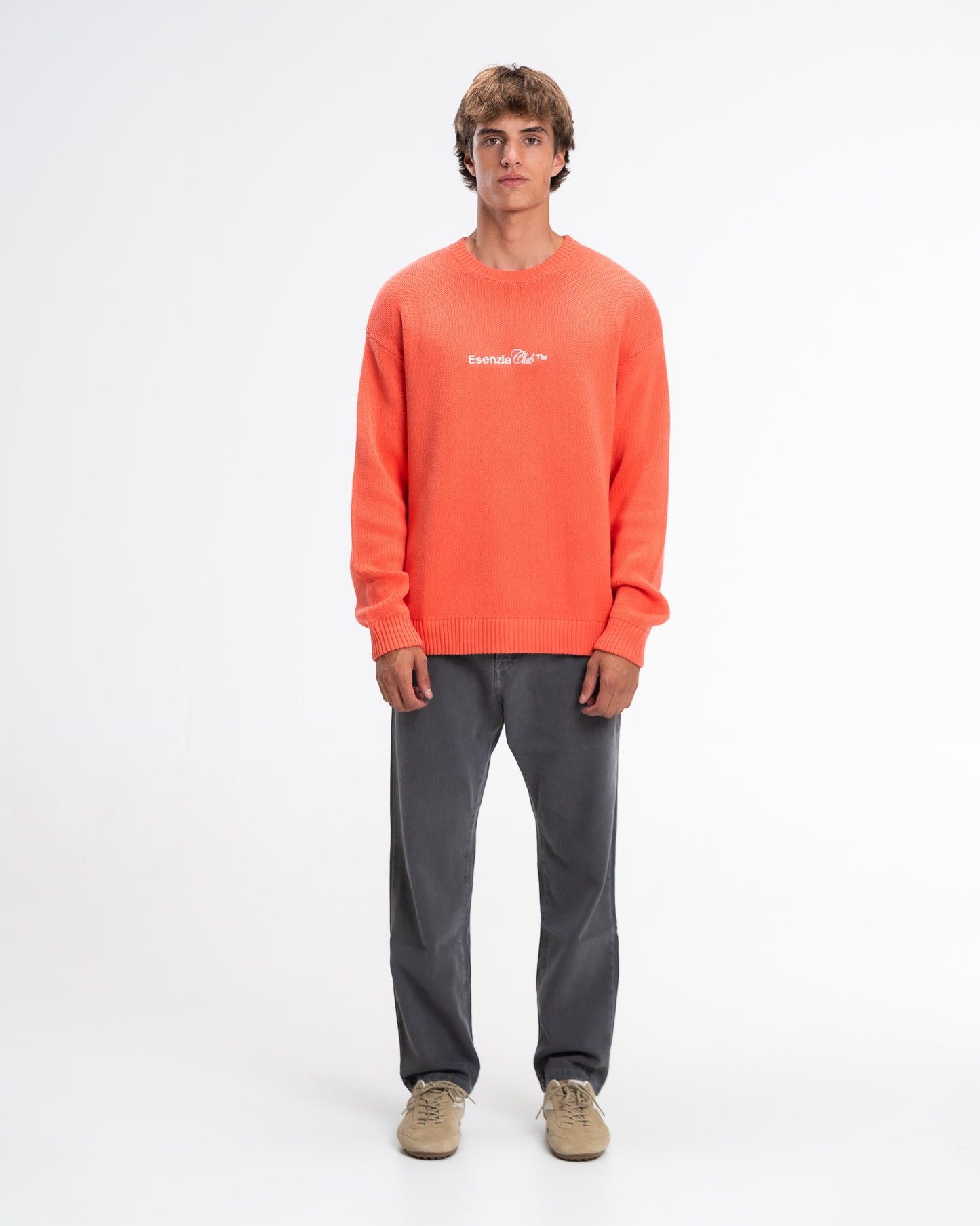 PEACH NEUTRAL KNIT SWEATER