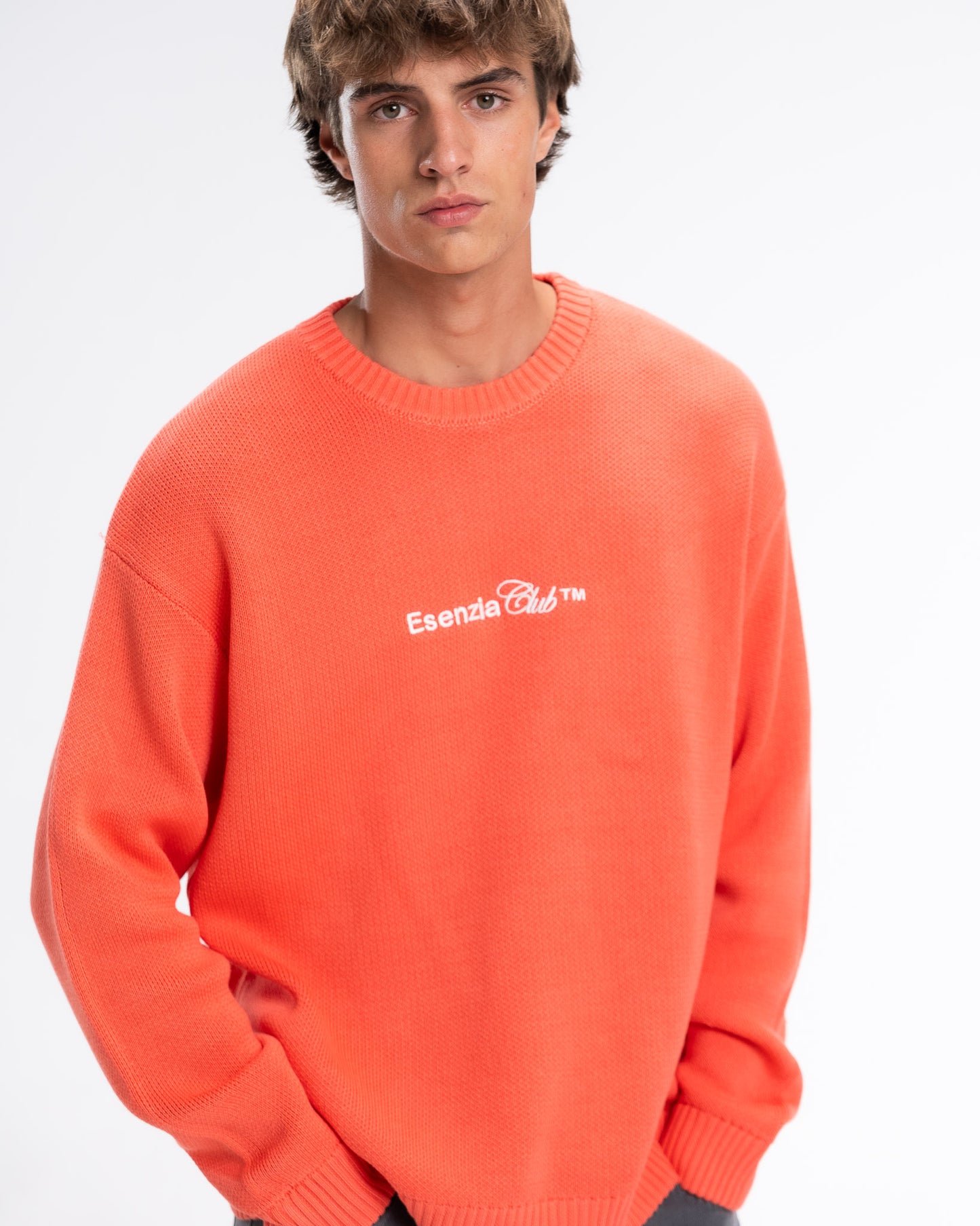 PEACH NEUTRAL KNIT SWEATER