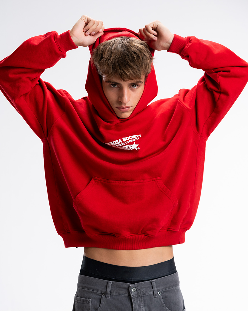 RED CHERRY METEORITE HOODIE