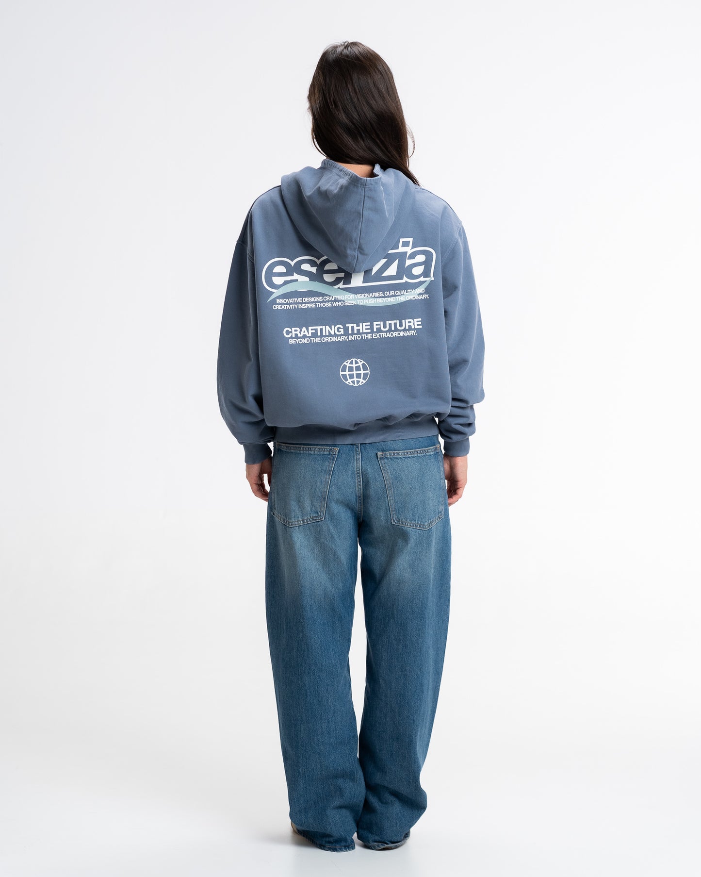 STEEL BLUE CRAFT HOODIE