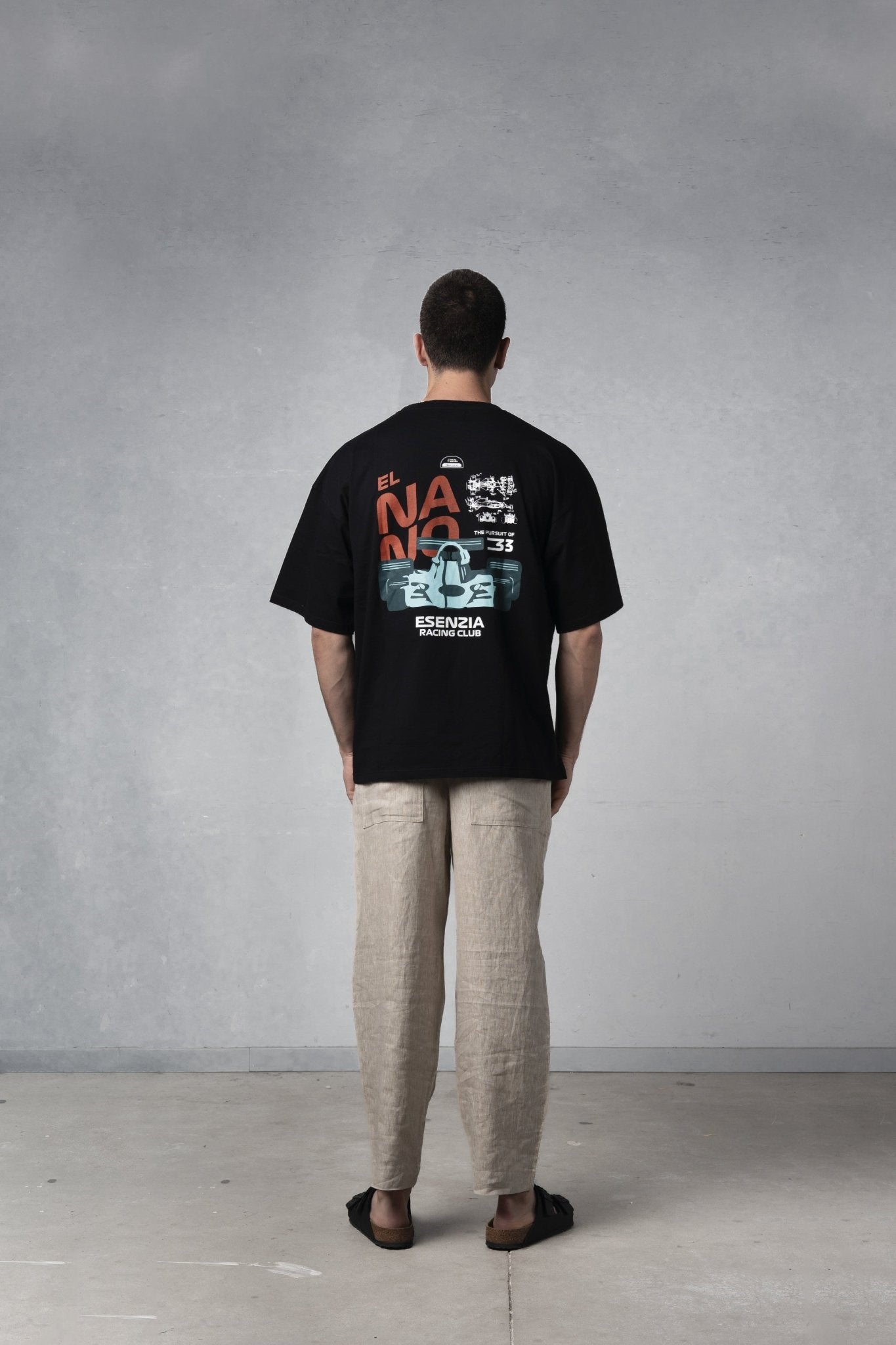 BLACK NANO TEE - Esenzia