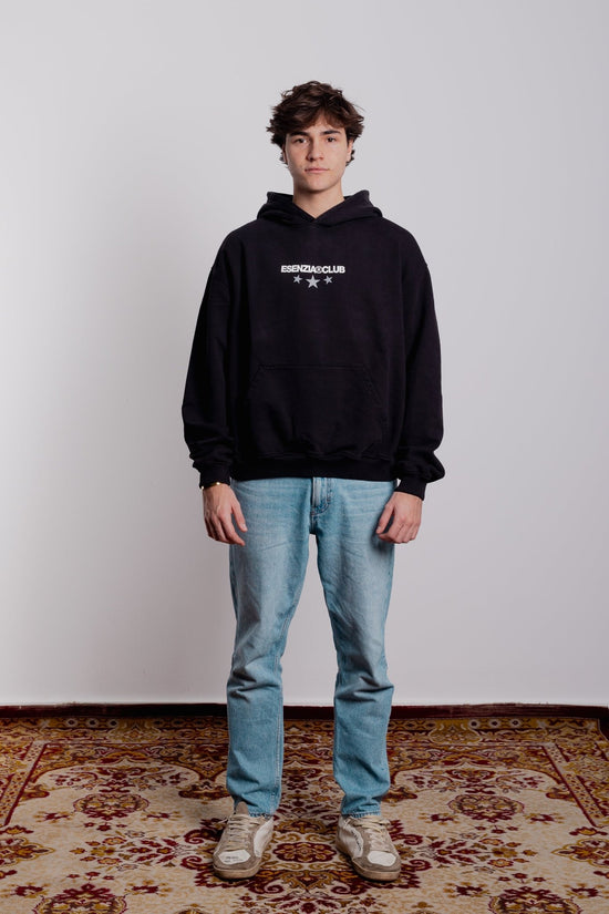 BLACK NEBULA HOODIE - Esenzia