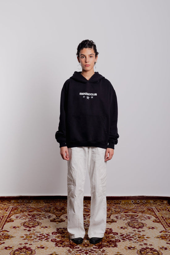 BLACK NEBULA HOODIE - Esenzia