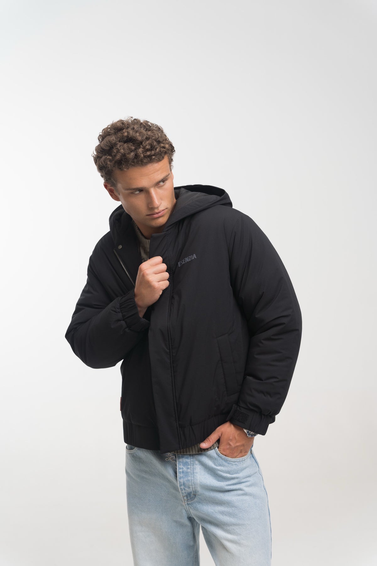 BLACK PUFFER JACKET