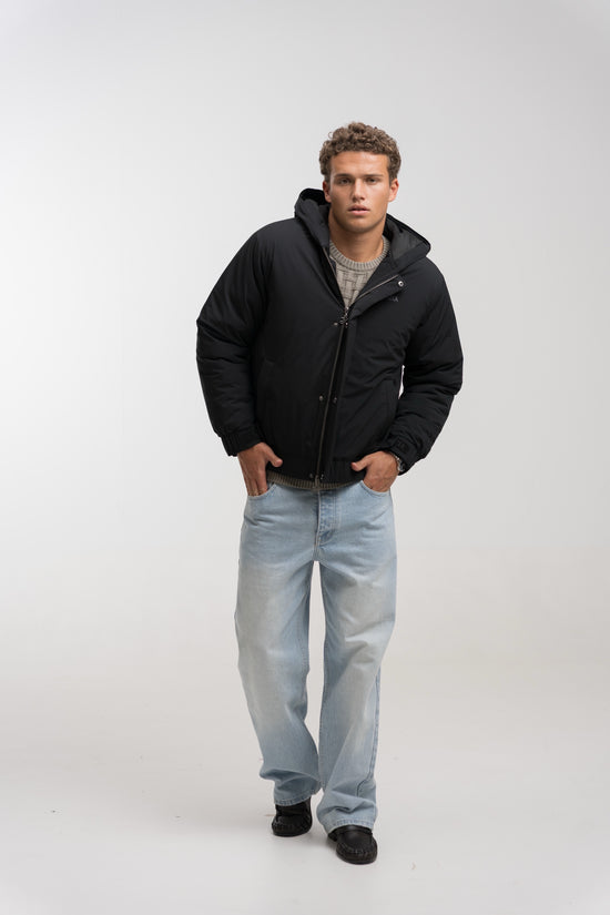 BLACK PUFFER JACKET