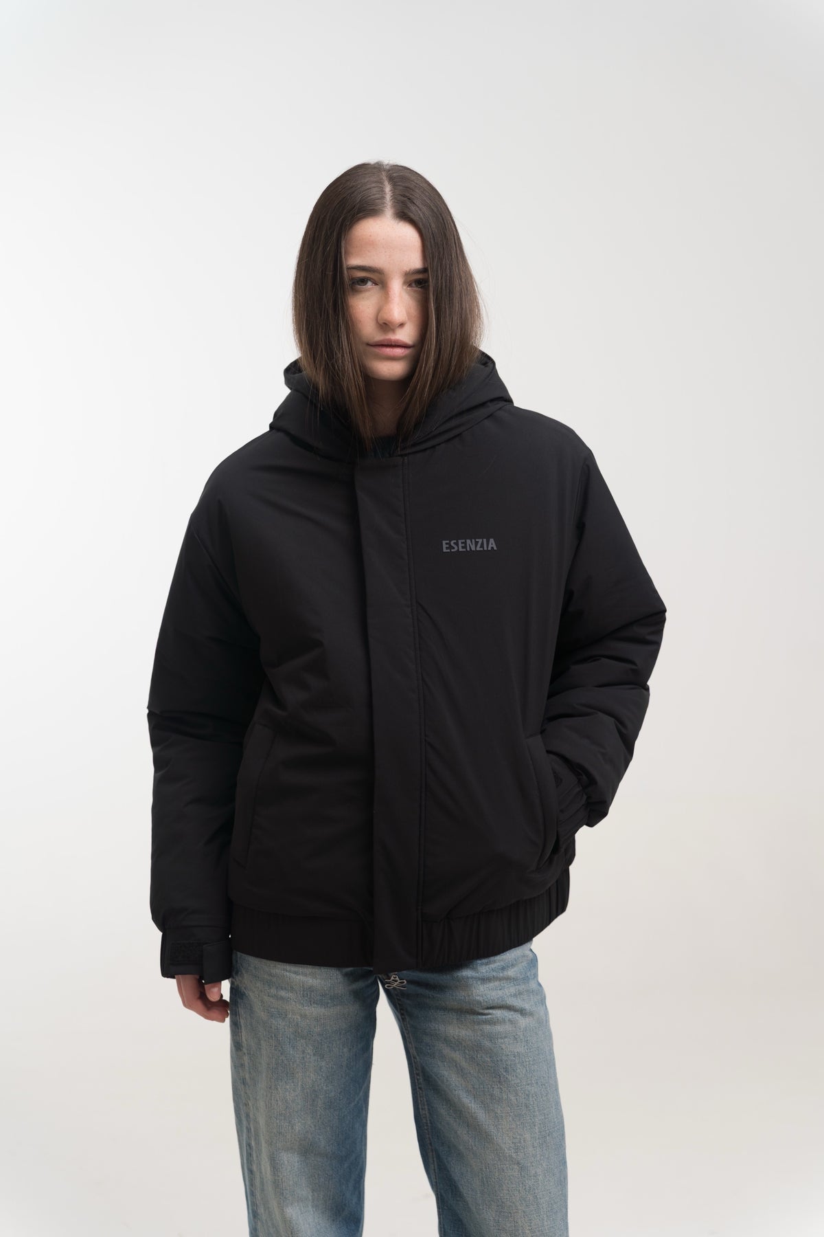 BLACK PUFFER JACKET