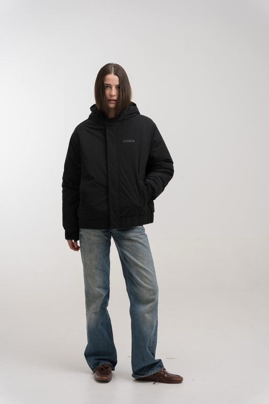 BLACK PUFFER JACKET