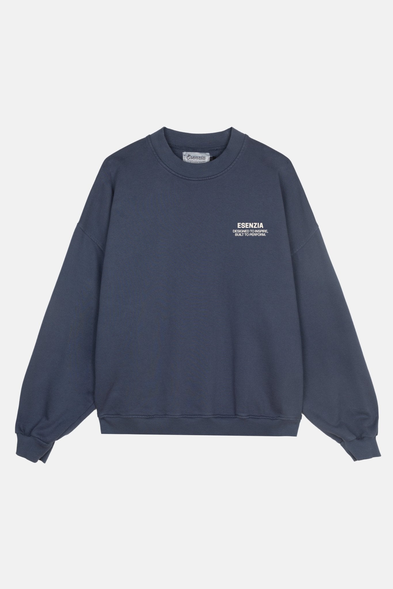 BLUE OIL MOTION CREWNECK - Esenzia