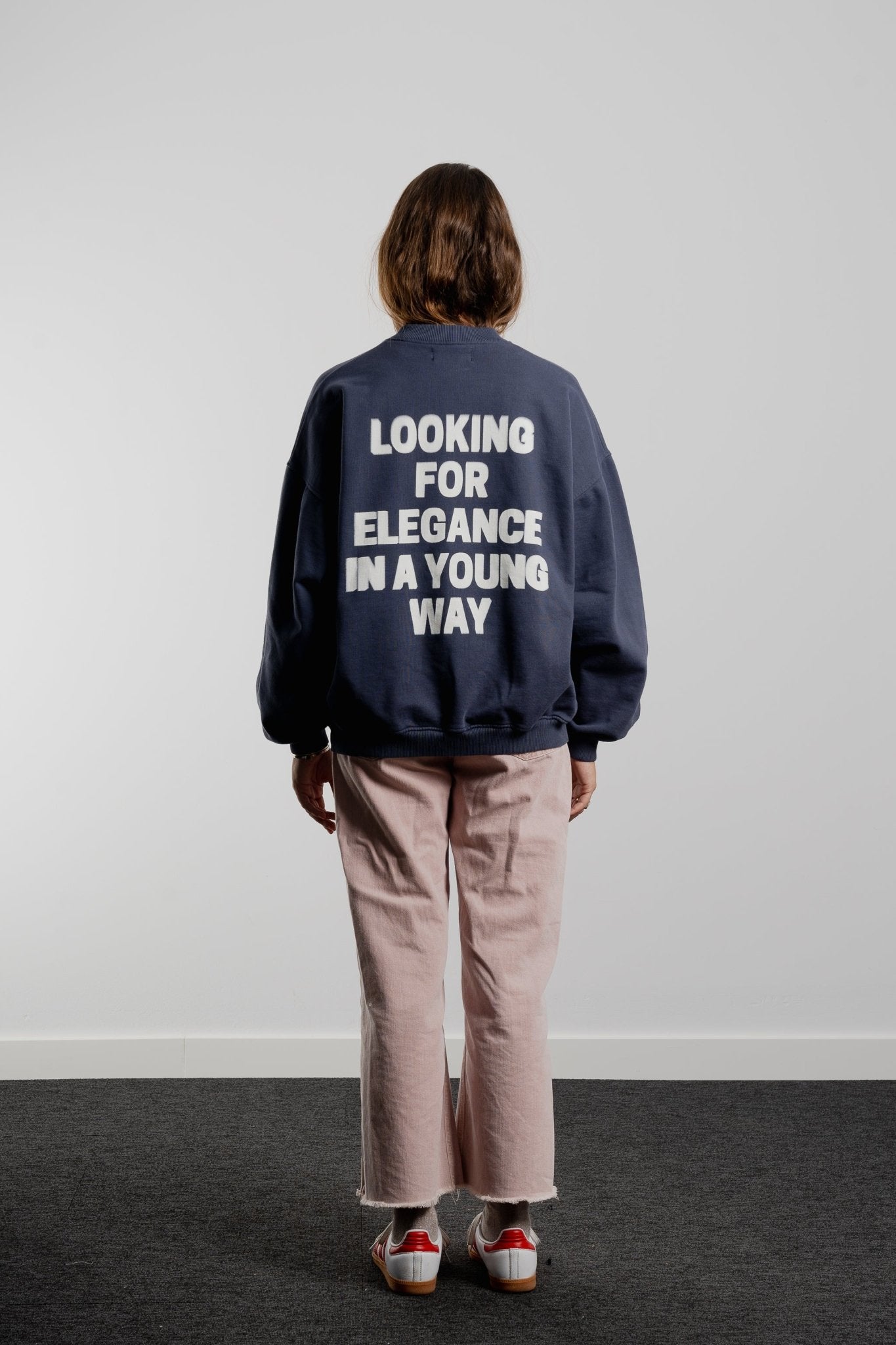 BLUE OIL MOTION CREWNECK - Esenzia