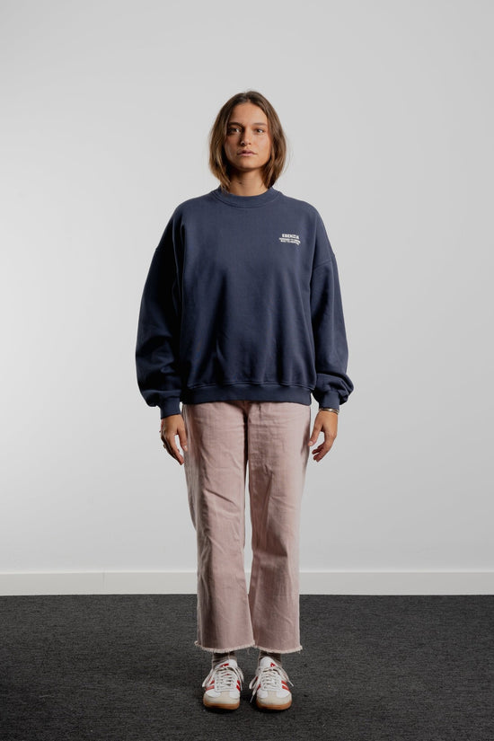 BLUE OIL MOTION CREWNECK - Esenzia