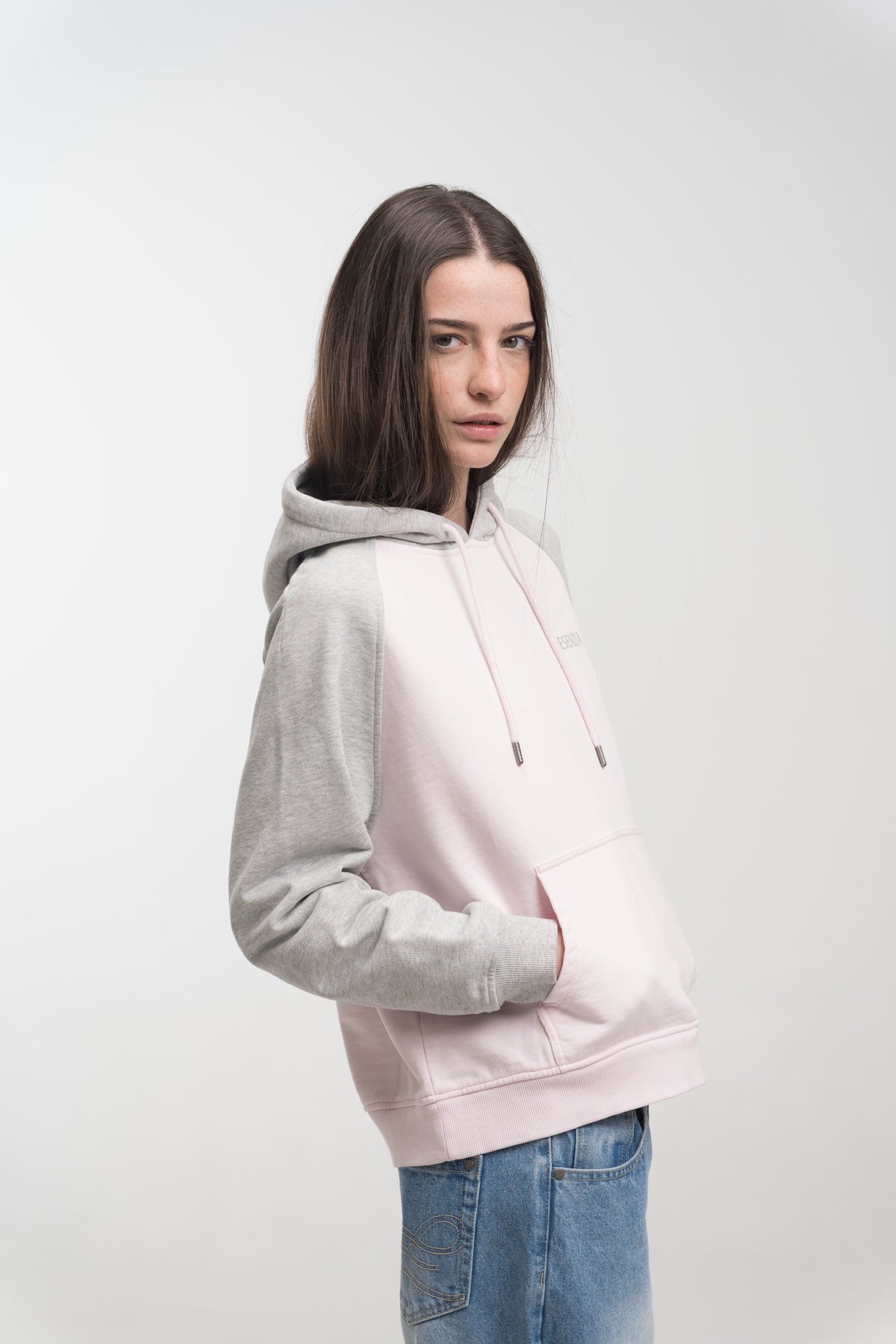BLUSH CAMPUS HOODIE