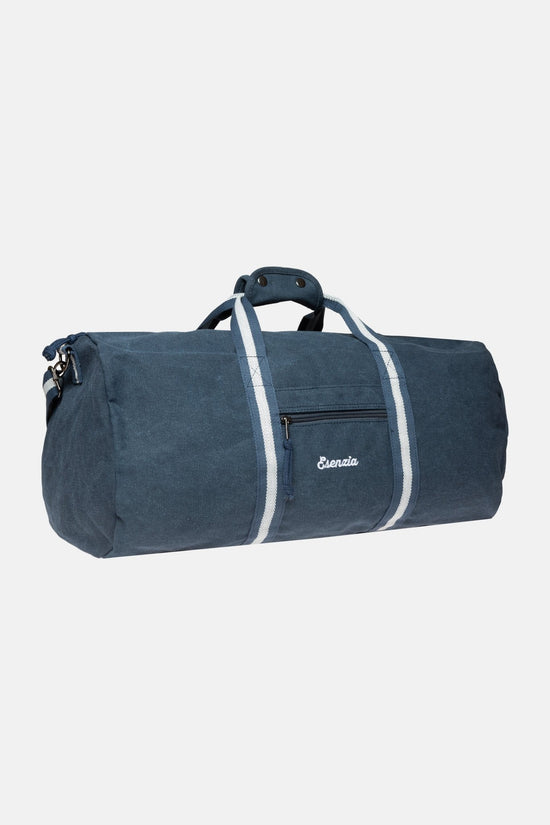 BOLSA CLÁSICA DE LONA AZUL - Esenzia