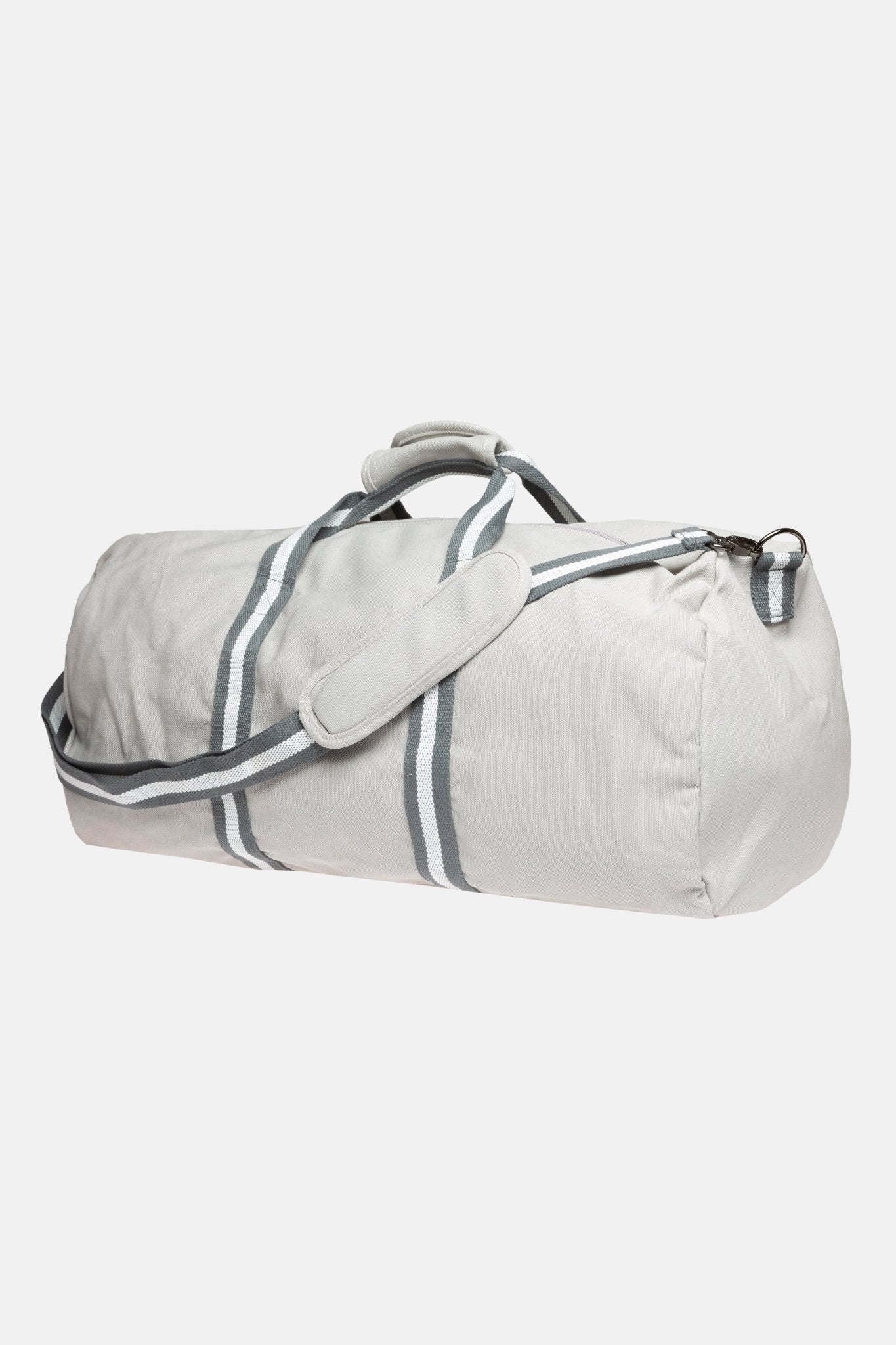 BOLSA CLÁSICA DE LONA GRIS - Esenzia