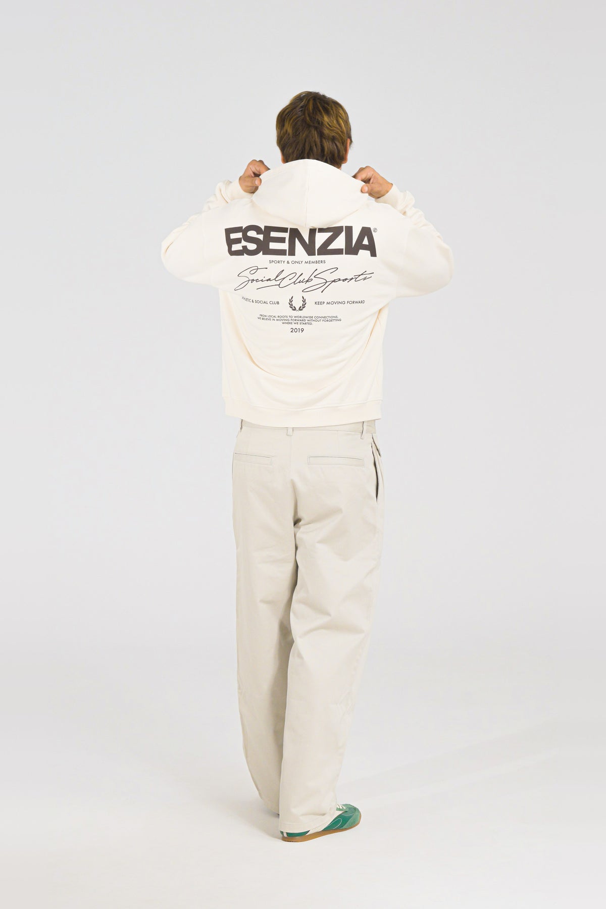 Bone Reserve Hoodie — on model