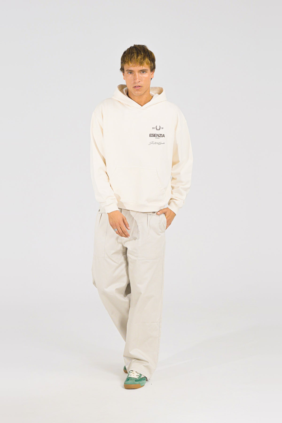 Bone Reserve Hoodie — on model