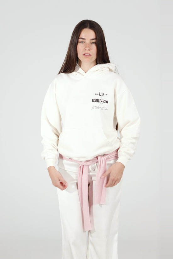 Bone Reserve Hoodie — front, on model
