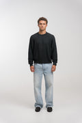 CHARCOAL TESSERA KNIT SWEATER