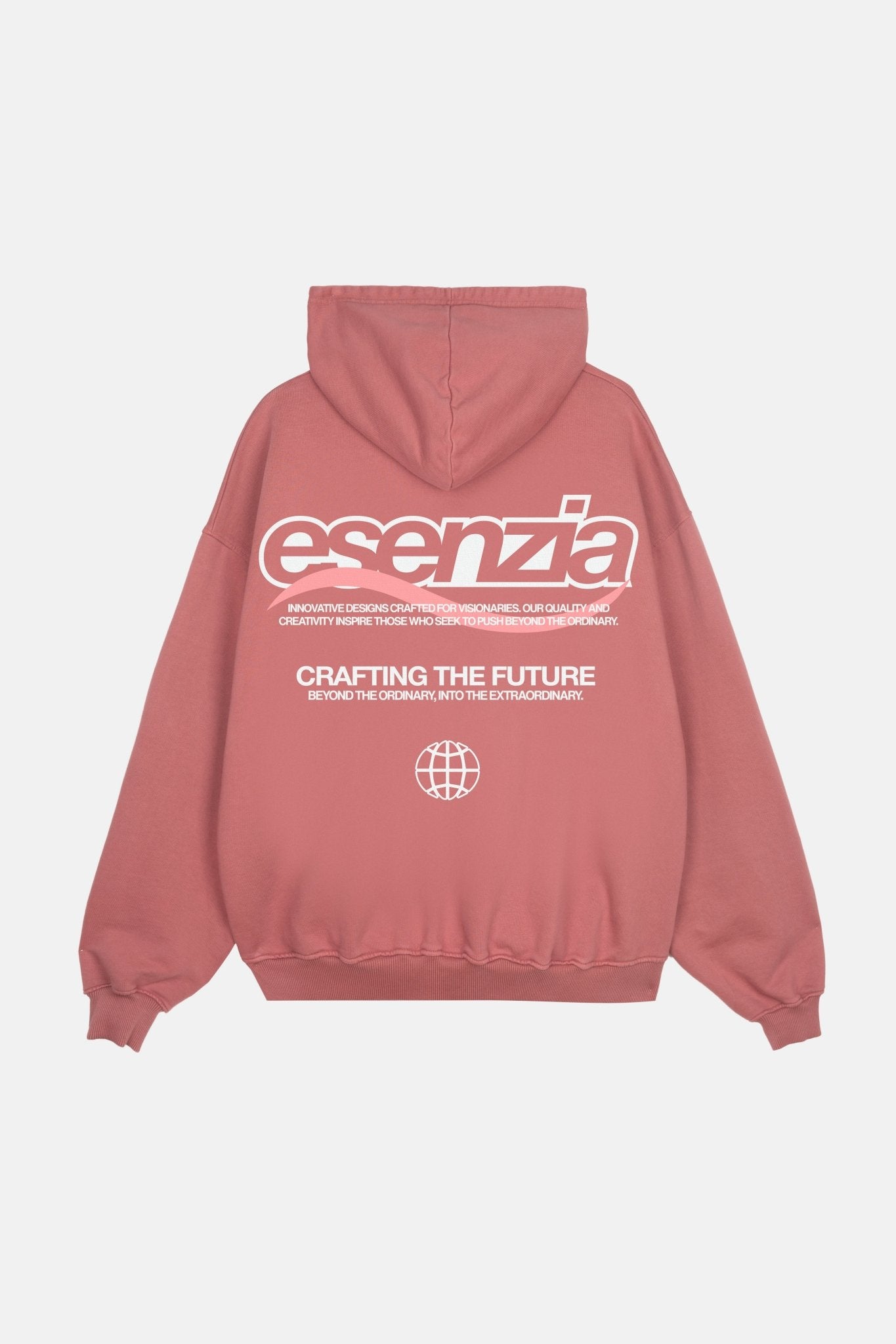CHESNUT ROSE CRAFT HOODIE - Esenzia