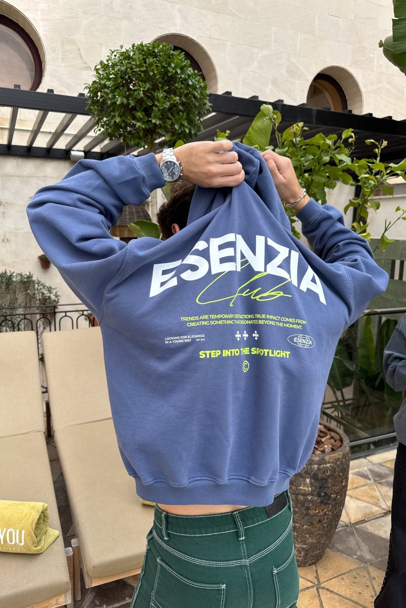 COBALT SIGNATURE HOODIE - Esenzia