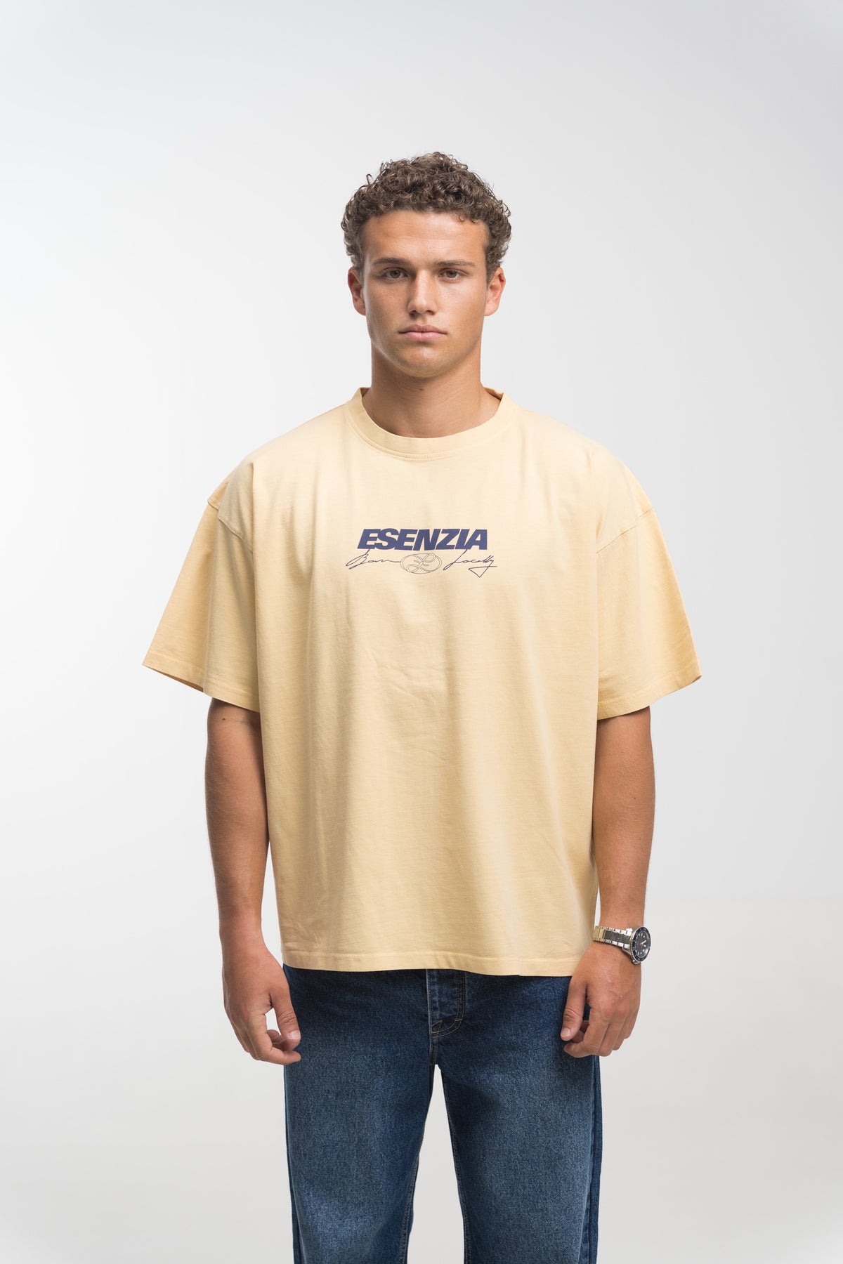 CREAM ROOTS TEE