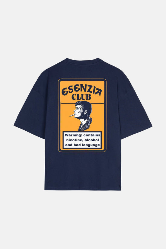 DARK BLUE CAMEL TEE - Esenzia