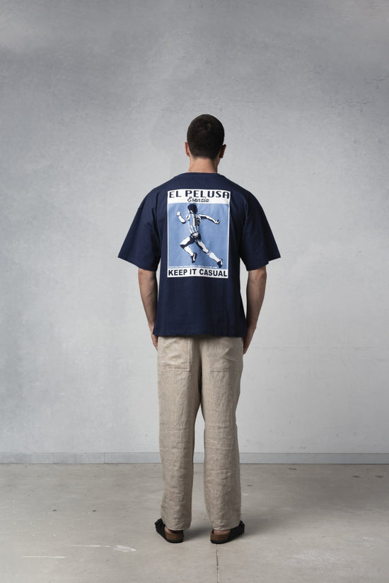 DARK BLUE D10S TEE - Esenzia