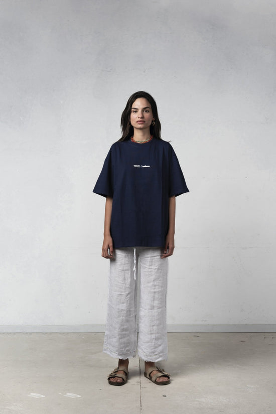 DARK BLUE NANO TEE - Esenzia