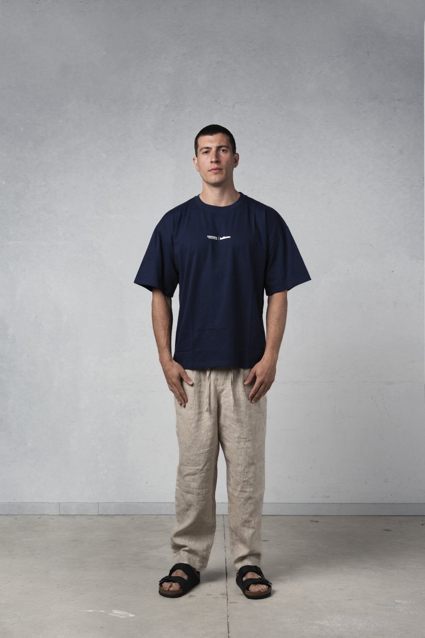 DARK BLUE NANO TEE - Esenzia