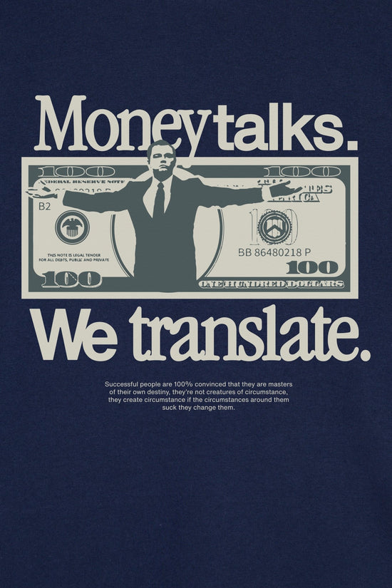 DARK BLUE WOLF TEE - Esenzia