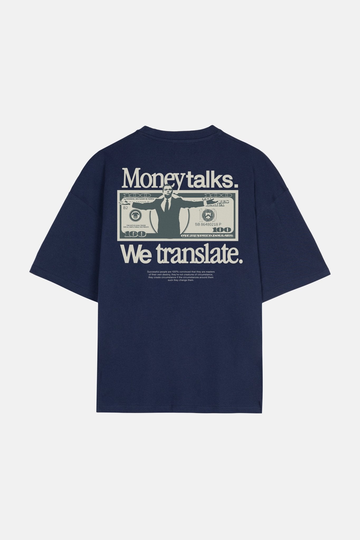 DARK BLUE WOLF TEE - Esenzia